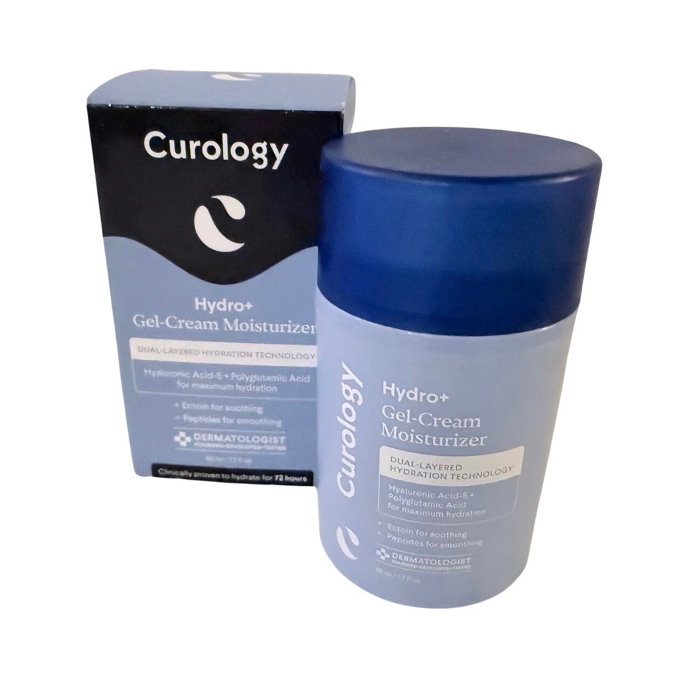 Curology Hydro+ Gel-Cream Moisturizer 50ml 1.7 fl oz Hyaluronic Acid Peptides